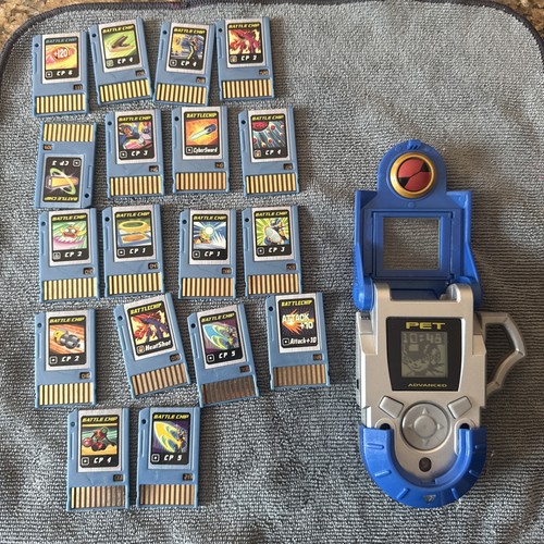 Megaman PET Advanced Battle Chip W/ 18 Battle Chips