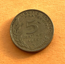 France   1966  5 Centime  Coin  Circulated