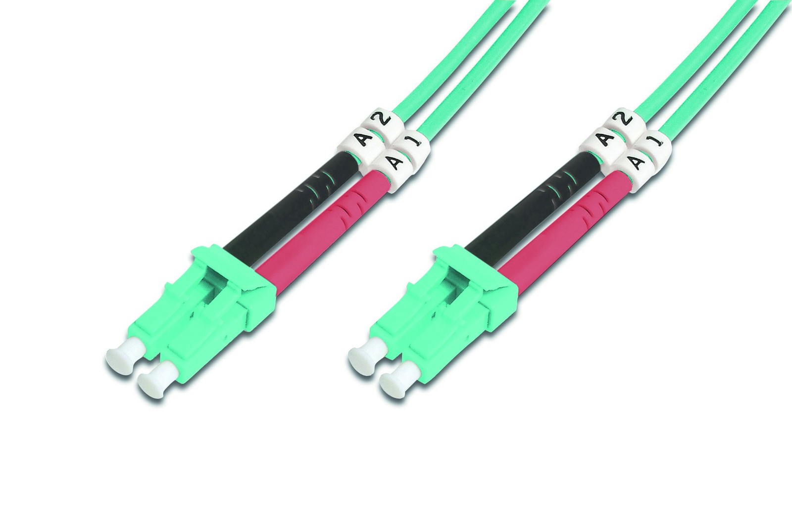 Digitus FO patch cable OM3-2 m LC to LC fiber optic cable - LSZH - Duplex Multim 3490₽