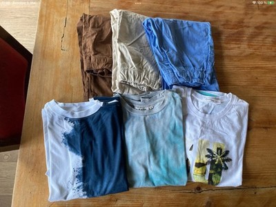 6x T-shirts & Chinos H&M Molo 128 134 8-9-10
