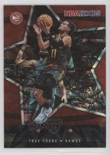 2020 Panini NBA Hoops Lights Camera Action Purple Explosion Trae Young #8 0qr0