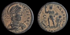 Roman Follis Coin Gratian Bronze Nicomedia 378 383 AD Ancient Imperial