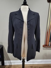 Elements by Escada Fitted Womens Black Wool B...