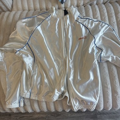 $130 NEW FENTY x PUMA T7 Track Jacket Unisex Size X-Large Warm White