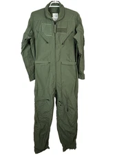 US Military Flight Suit Flyer Mens Summer CWU 27/P Aramid Coveralls 42 Reg - NEW