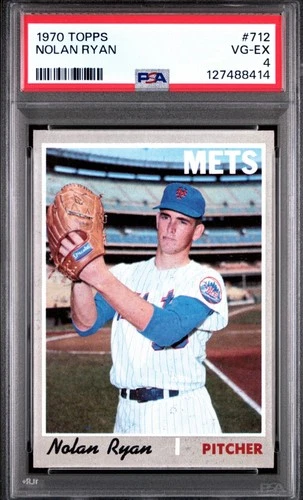 1970 Topps #712 Nolan Ryan PSA 4 VG-EX Centered High Number