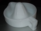 SUNKIST White Milk Depression Glass Juicer.  Vintage! — photo 7