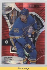 2021-22 Upper Deck Allure Red Rainbow Colton Parayko #55 READ 12v7