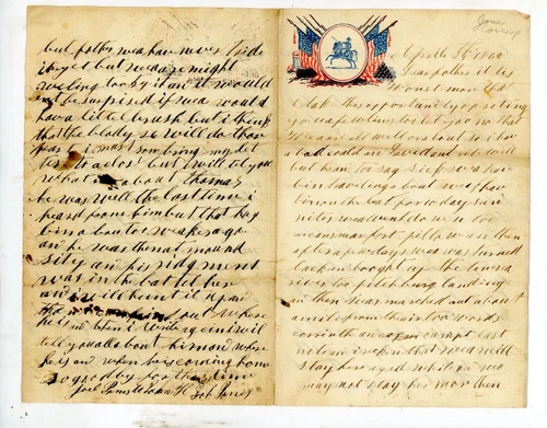 Male design patriotic letter paper