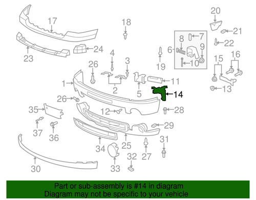 Genuine GM Outer Bracket 15901539 - Picture 2 of 4