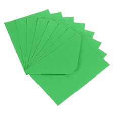 100Pcs Mini Envelopes Tiny Pockets Card Business Card Envelope Green