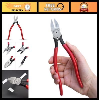 7-Inch Ultra Sharp Flush Cutters, Heavy Duty Side Cutter Pliers for Crafts & Jew