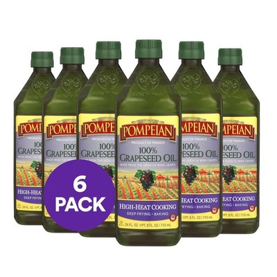 Versatile Grapeseed Oil - 6 Bottles x 24 fl oz, High Heat