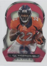 2015 Topps Platinum BCA Die-Cut Ribbons CJ Anderson #BSDR-CA fm0