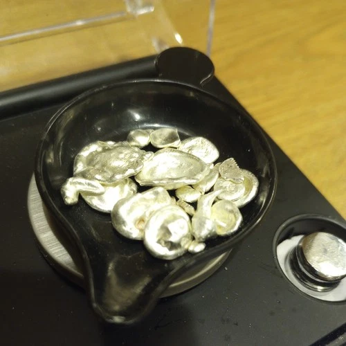 🔥🔥Pure .925 ❄️Silver Bullion Scrap Nuggets Shot ❄️ 15.50 grams / .5ozt