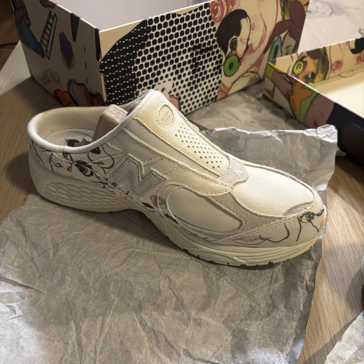New‎ Balance 2002R Mule Slip On Men\'s Size 8 Beige New New Balance M2002RMA 2002R Mule Mens Lifestyle Shoe - Grey  main image 2