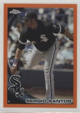 2010 Topps Chrome Orange Refractor Sergio Santos #211 1n0