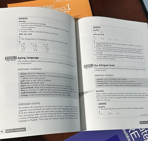 Lot of 3 Strategic Reading Teachers Manuals Vol 1 2 3 Bonesteel Skills English - Picture 19 of 22