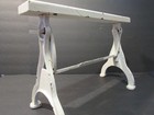 Antique Vintage Painted Cast Iron & Wood Paper Towel Roll Holder Cottage Core — photo 5