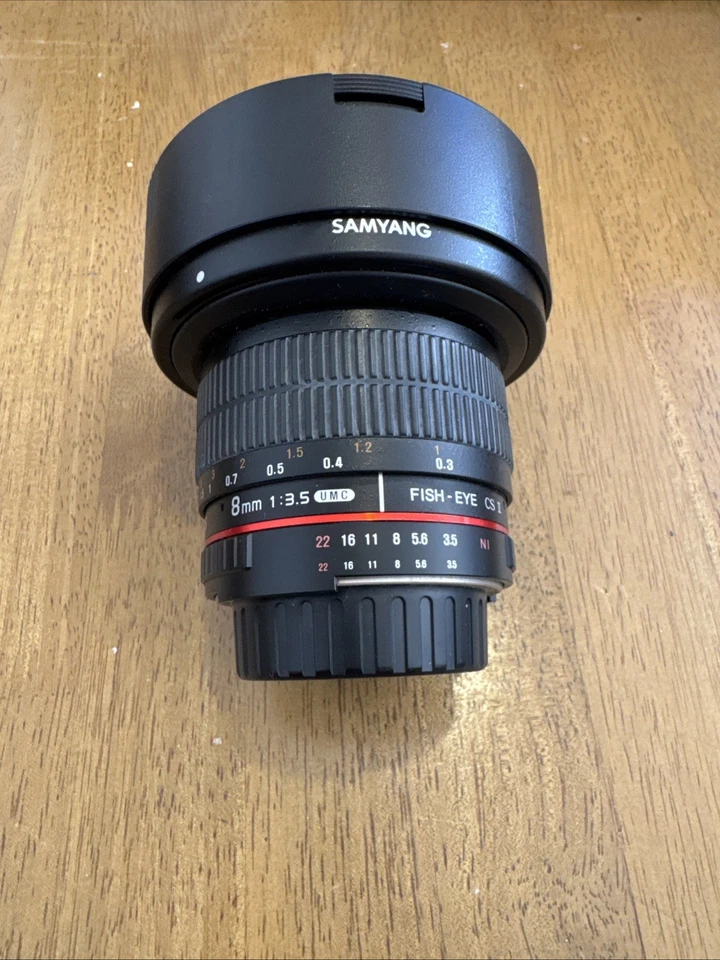 Samyang CS II 3.8/8mm 1:3.5mm UMC Fisheye Camera Lens WID015400171417 - Image 2 of 3