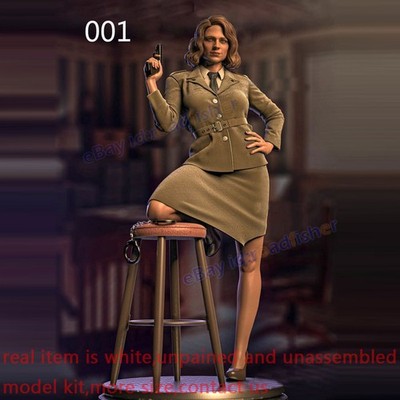Agent Lady Figure 1/8 1/4 1/3 1/2 Model Kit Unpainted Unassembled 3D Print 5 Ver