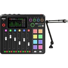 Rode RODECaster Pro II Podcast Production Console with Boom Arm - Bundle