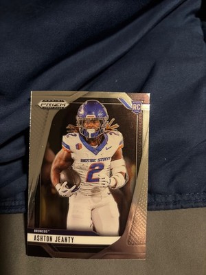 2025 Panini Prizm Draft Picks Base Prizms Silver Autographs#13 Ashton Jeanty