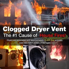 Dryer Vent Cleaner Kit Compatible with Dyson Dryer Lint Vacuum Attachment for...