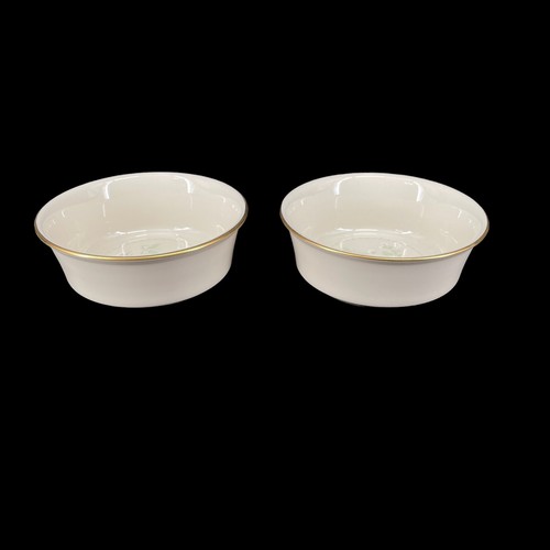2 Lenox Special L162 Fruit 5.25" Dessert Fruit Bowls Daisy USA Gold Trim Floral - Picture 3 of 6