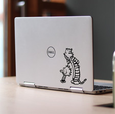 CALVIN & HOBBES Decal Sticker fits all Laptops HP, Dell, Microsoft, Samsung (T1)