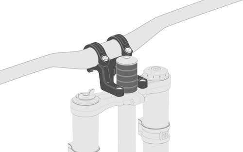 KKE Handlebar Risers Kit Fit SurRon -X/Talaria Sting eBike Brackets Gript Purple - Picture 2 of 10