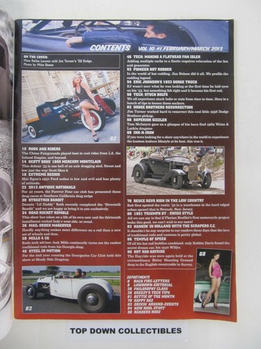 Ol' Skool Rodz Feb/Mar 2013 Lil' Daddy Roth's Streetnik Pull Out Poster - Picture 2 of 2