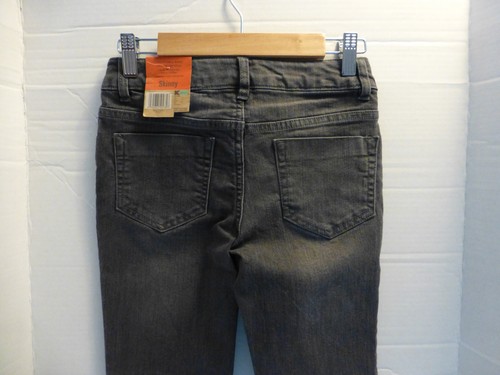 Girls Skinny Jeans Route 66 Size 10 Gray Adjustable Waist NEW - Picture 6 of 12
