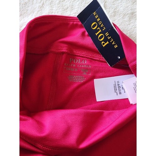 NWT leggings POLO Ralph Lauren Girls size Small 7 Pink - Picture 3 of 6