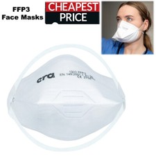 ERA FFP3 Face Mask Dust Particulate Flat Fold Disposable Respirator Multipurpose