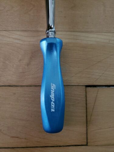*NEW* Snap On THLFD72 PEARL BLUE Hard Handle 1/4" Flex Head Ratchet FREE SHIP - Foto 9 di 12