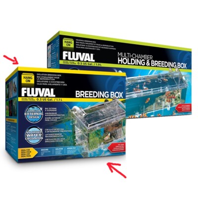 Fluval Multi Chamber 1,1 Liter Aufzuchtbecken Ablaichkasten Durchlüfter 10942