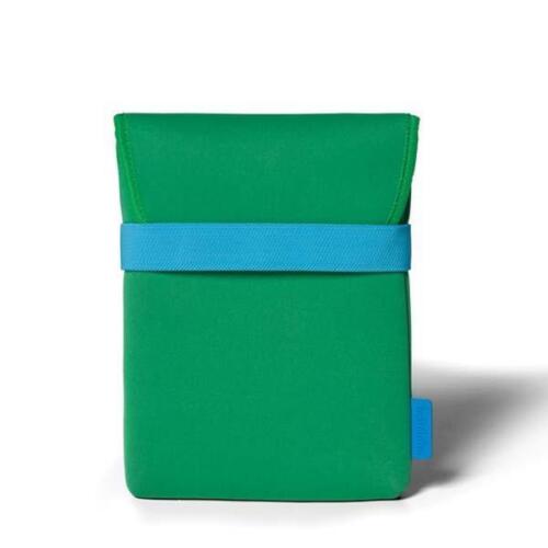 Hellolulu Eli Neoprene iPad Sleeve Case with blue Elasticated Strap - Green - Picture 2 of 2