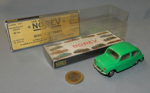 Norev France 1/43 Réf 5 - Peugeot 203 Coupé - Bleu - 1976 - Collection