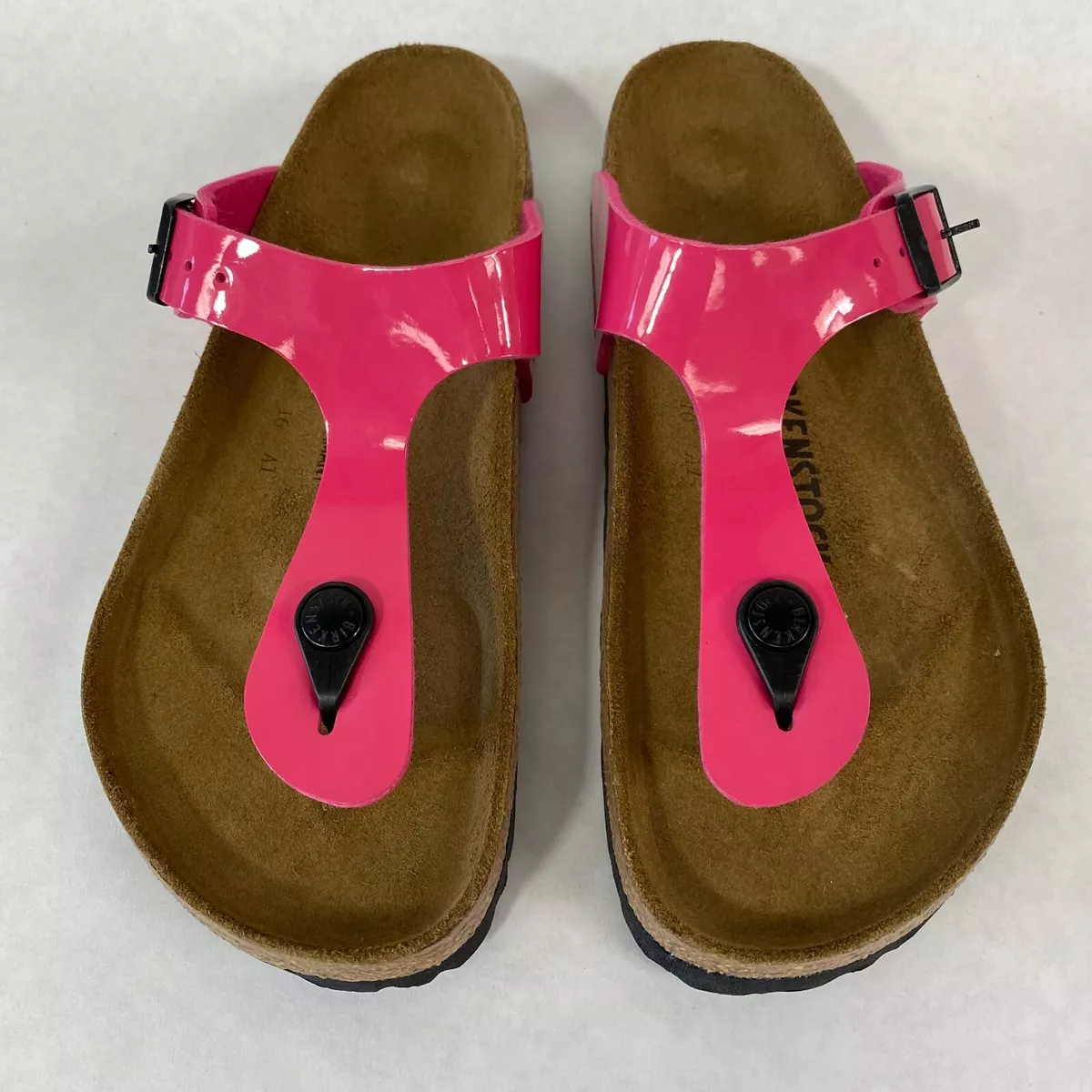 Birkenstock gizeh sales pink patent