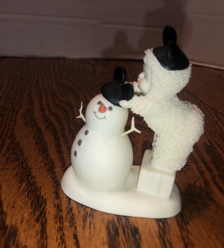 2007 Department 56 Disney Snowbabies "Be Like Mickey Too" Figurine 3" Tall - Picture 3 of 7