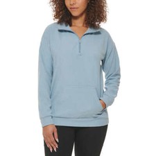 Marc New York Ladies' Ribbed Quarter Zip BLUE L,XL ,PURPLE S,M,L,GREEN XL NWT