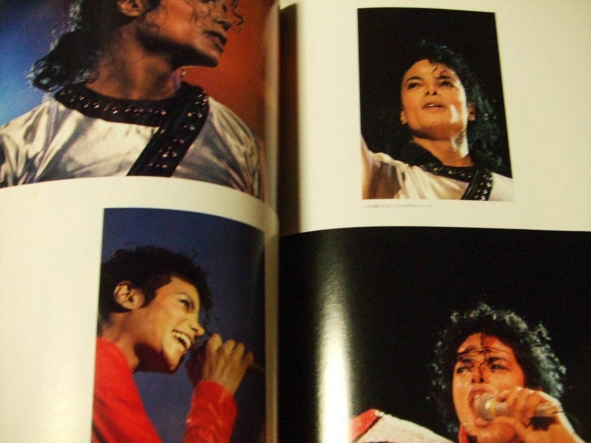 1987 vintage Michael Jackson in Japan book W/ Poster photo