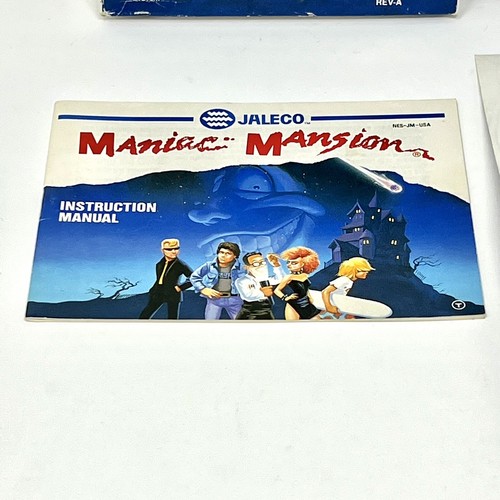 Maniac Mansion Nintendo NES Game Complete CIB w/ Box Poster & Instruction Manual - Picture 3 of 24