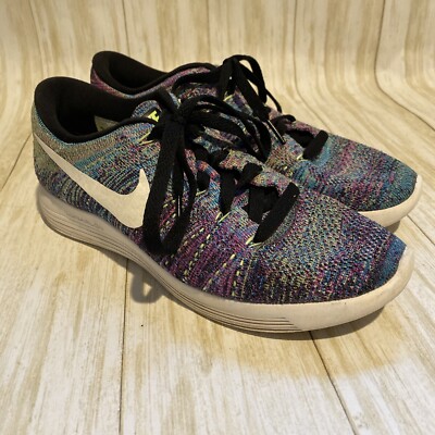 Nike LunarEpic Low Flyknit Fire Pink Multi Color Running Shoes