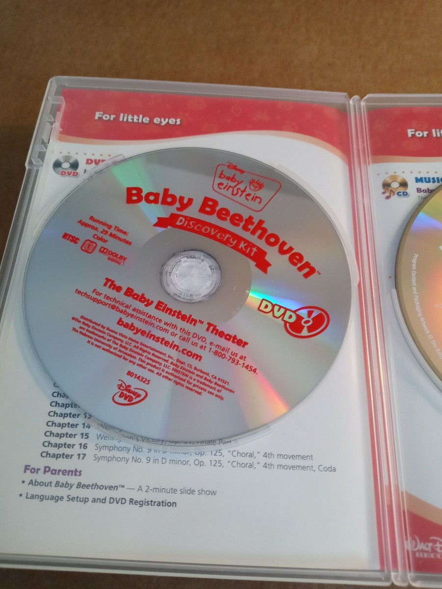 Baby Einstein: Baby Beethoven Discovery Kit (DVD, 2010) DVD+CD