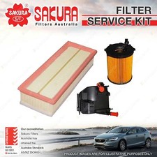 Oil Air Fuel Filter Kit for Citroen Berlingo B9C C3 C4  1.6L HDi Turbo Diesel