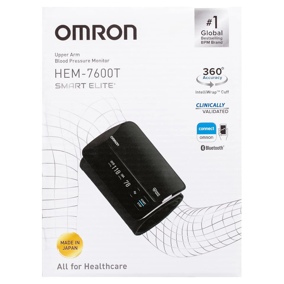 Тонометр на плечо OMRON Smart Elite HEM-7600T БЕСПЛАТНАЯ ДОСТАВКА - Изображение 3 из 4