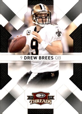2009 Donruss Threads #62 Drew Brees