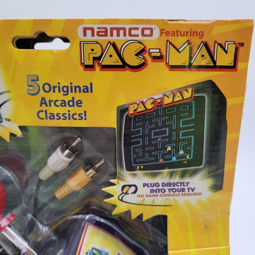 Jakks Namco Pac-Man Plug & Play TV Games 5 Original Arcade Classics New Open Box - Picture 2 of 22